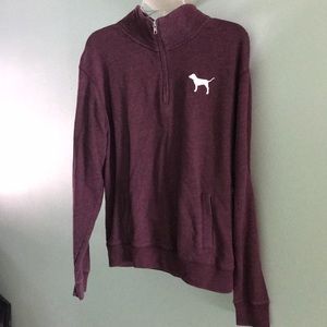 PINK 3/4 MAROON zip UP With pockets!!
